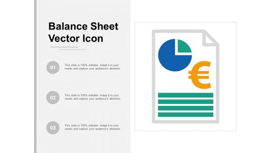 Balance Sheet Vector Icon Ppt Powerpoint Presentation Designs Download