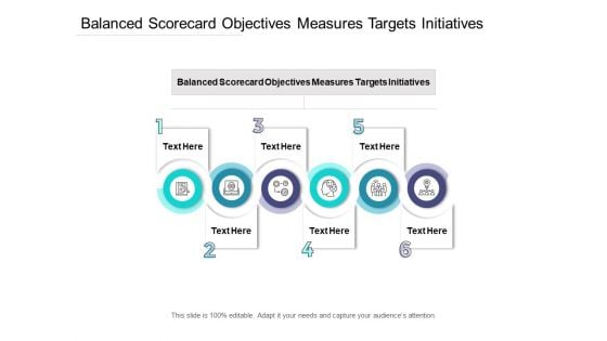 Balanced Scorecard Objectives Measures Targets Initiatives Ppt PowerPoint Presentation Ideas Guide Cpb Pdf