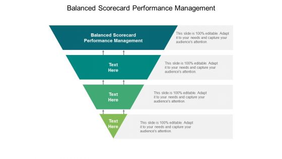 Balanced Scorecard Performance Management Ppt PowerPoint Presentation Professional Display Cpb