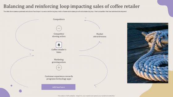 Balancing And Reinforcing Loop Impacting Sales Of Coffee Retailer Designs PDF