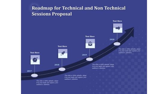 Balancing Skill Development Roadmap For Technical And Non Technical Sessions Proposal Sample PDF