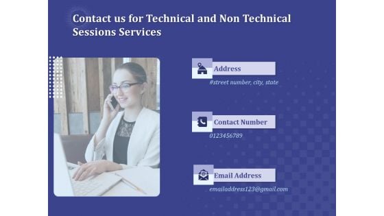 Balancing Technical And Non Technical Skill Development Contact Us For Technical And Non Technical Sessions Services Icons PDF