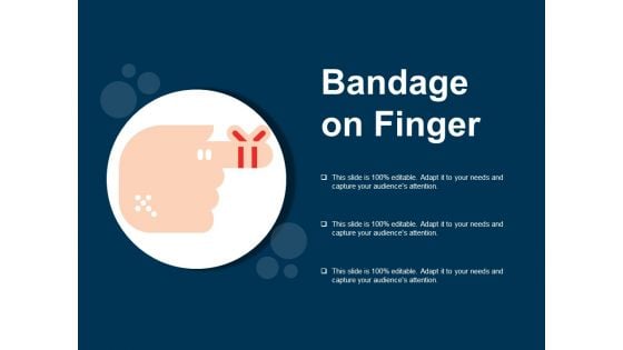 Bandage On Finger Ppt PowerPoint Presentation Slides Backgrounds