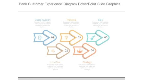 Bank Customer Experience Diagram Powerpoint Slide Graphics