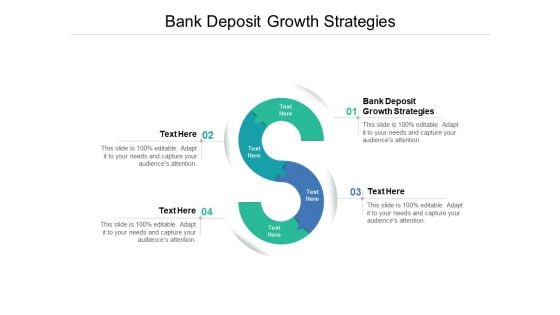 Bank Deposit Growth Strategies Ppt PowerPoint Presentation Model Guidelines Cpb