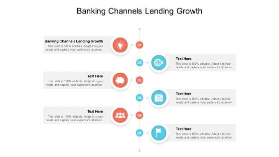 Banking Channels Lending Growth Ppt PowerPoint Presentation Model Deck Cpb