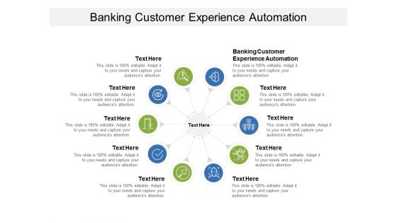 Banking Customer Experience Automations Ppt PowerPoint Presentation Outline Deck Cpb