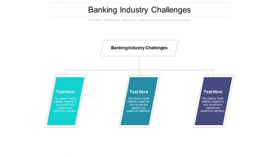 Banking Industry Challenges Ppt PowerPoint Presentation Inspiration Show Cpb Pdf