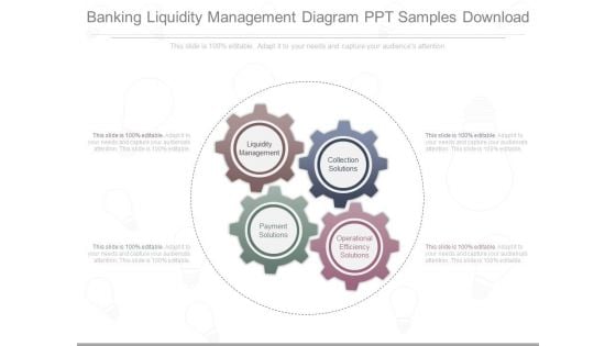 Banking Liquidity Management Diagram Ppt Samples Download