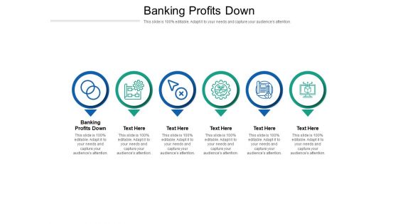 Banking Profits Down Ppt PowerPoint Presentation Ideas Designs Download Cpb Pdf