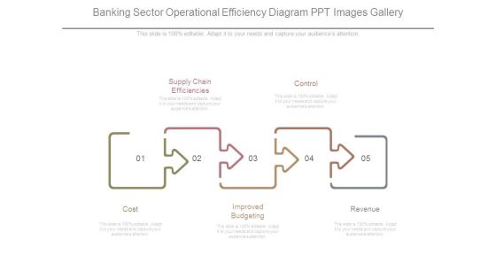 Banking Sector Operational Efficiency Diagram Ppt Images Gallery