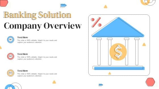 Banking Solution Company Overview Designs PDF