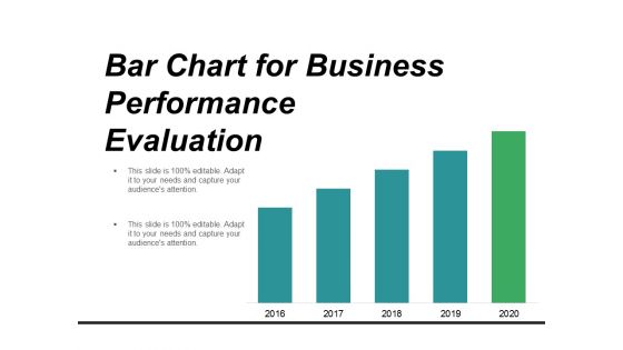 Bar Chart For Business Performance Evaluation Ppt PowerPoint Presentation Infographics Professional