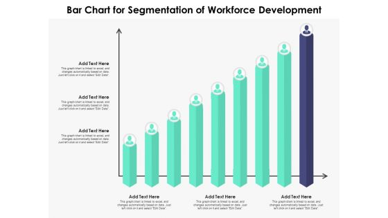 Bar Chart For Segmentation Of Workforce Development Ppt PowerPoint Presentation Styles Portrait PDF