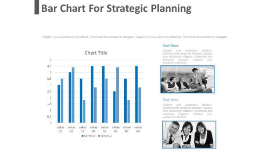 Bar Chart For Strategic Planning Powerpoint Slides