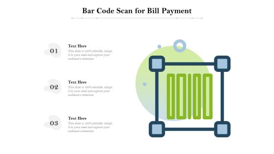 Bar Code Scan For Bill Payment Ppt PowerPoint Presentation Gallery Graphic Tips PDF