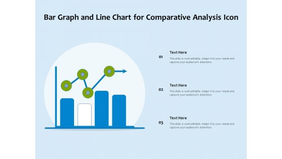 Bar Graph And Line Chart For Comparative Analysis Icon Ppt PowerPoint Presentation Gallery Infographics PDF