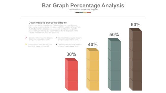 Bar Graph Displaying Profit Growth Powerpoint Slides