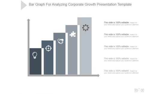 Bar Graph For Analyzing Corporate Growth Ppt PowerPoint Presentation Ideas