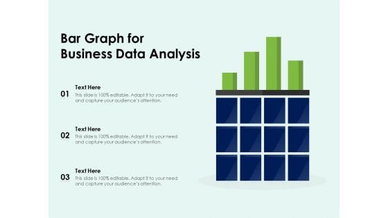 Bar Graph For Business Data Analysis Ppt PowerPoint Presentation File Graphics Template PDF