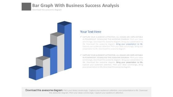 Bar Graph For Marketing Research Process Powerpoint Slides