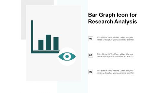 Bar Graph Icon For Research Analysis Ppt PowerPoint Presentation Summary Portfolio