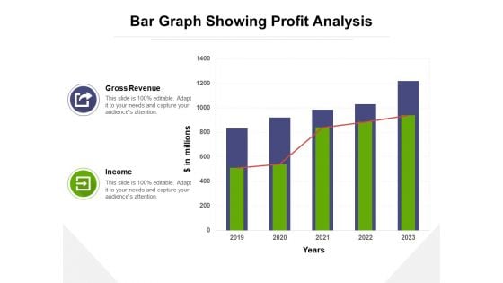 Bar Graph Showing Profit Analysis Ppt PowerPoint Presentation Icon Deck PDF