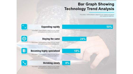 Bar Graph Showing Technology Trend Analysis Ppt PowerPoint Presentation File Mockup PDF