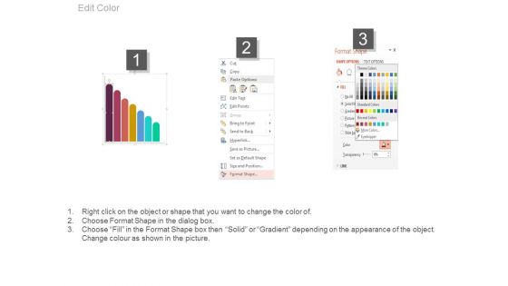Bar Graph With Increasing Percentage Flow Powerpoint Slides