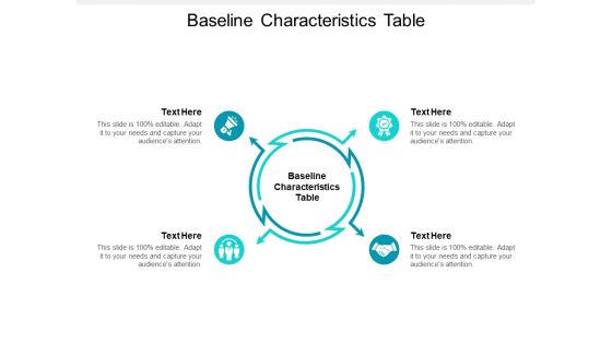 Baseline Characteristics Table Ppt PowerPoint Presentation Summary Microsoft Cpb Pdf