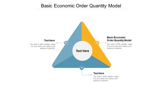 Basic Economic Order Quantity Model Ppt PowerPoint Presentation Styles Aids Cpb