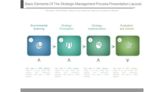 Basic Elements Of The Strategic Management Process Presentation Layouts