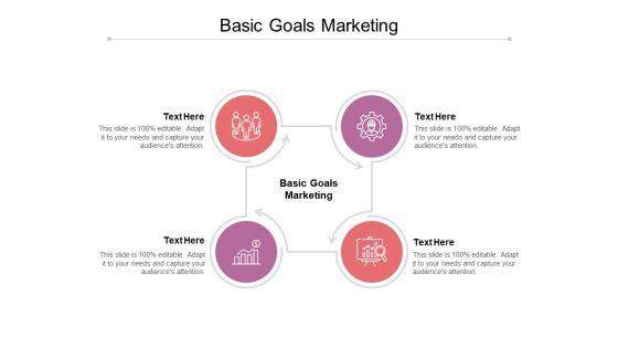 Basic Goals Marketing Ppt PowerPoint Presentation Portfolio Background Images Cpb