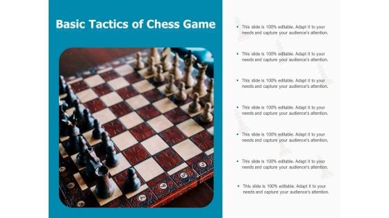 Basic Tactics Of Chess Game Ppt PowerPoint Presentation File Templates PDF
