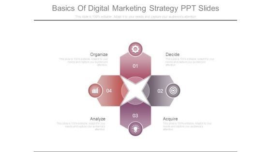 Basics Of Digital Marketing Strategy Ppt Slides