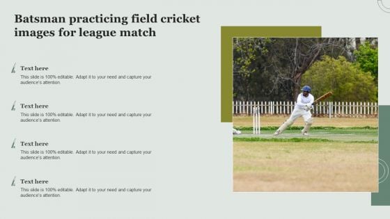 Batsman Practicing Field Cricket Images For League Match Microsoft PDF