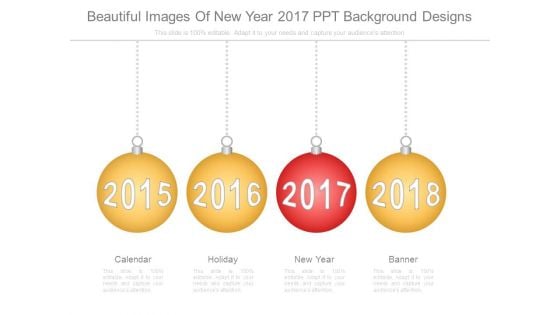 Beautiful Images Of New Year 2017 Ppt Background Designs