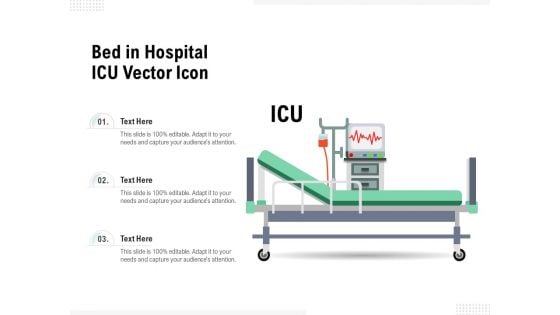 Bed In Hospital ICU Vector Icon Ppt PowerPoint Presentation Inspiration Example PDF