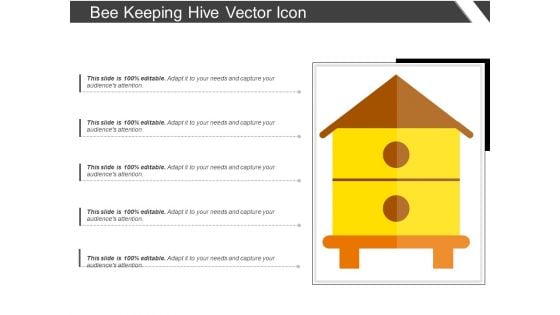 Bee Keeping Hive Vector Icon Ppt PowerPoint Presentation File Inspiration PDF