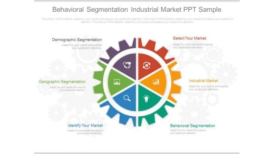 Behavioral Segmentation Industrial Market Ppt Sample