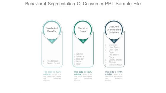 Behavioral Segmentation Of Consumer Ppt Sample File