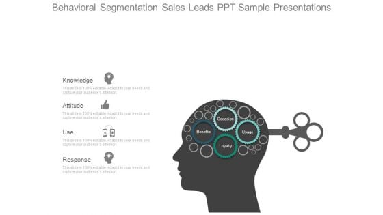 Behavioral Segmentation Sales Leads Ppt Sample Presentations