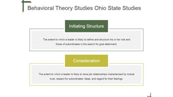Behavioral Theory Studies Ohio State Studies Ppt PowerPoint Presentation Picture Behavioral Theory Studies Ohio State Studies Ppt PowerPoint Presentation Picture