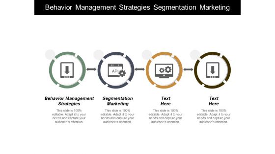 Behaviour Management Strategies Segmentation Marketing Ppt PowerPoint Presentation Ideas Graphics Design