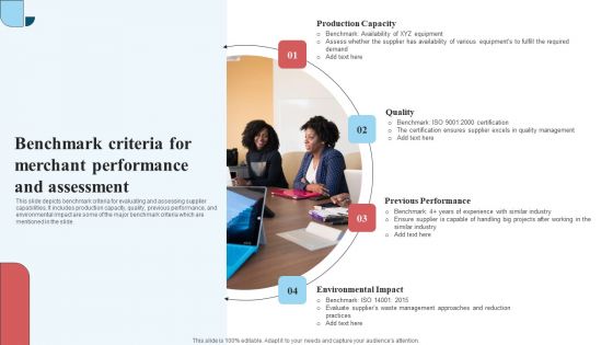 Benchmark Criteria For Merchant Performance And Assessment Summary PDF