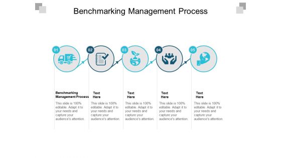 Benchmarking Management Process Ppt PowerPoint Presentation Gallery Icons Cpb