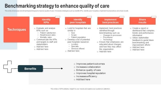 Benchmarking Strategy To Enhance Quality Of Care Microsoft PDF