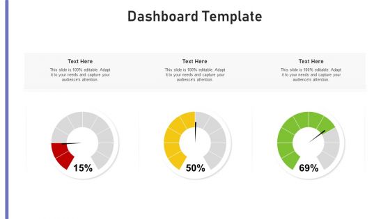 Benchmarking Supplier Operation Control Procedure Dashboard Template Information PDF