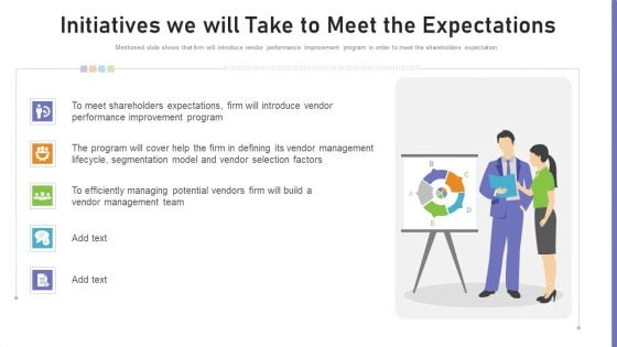 Benchmarking Supplier Operation Control Procedure Initiatives We Will Take To Meet The Expectations Clipart PDF Benchmarking Supplier Operation Control Procedure Initiatives We Will Take To Meet The Expectations Clipart PDF