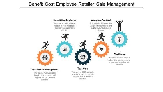 Benefit Cost Employee Retailer Sale Management Workplace Feedback Ppt PowerPoint Presentation Icon Diagrams